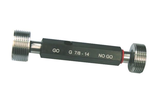MIB Messzeuge vītnes kalibrs - tapa, G 1/2”, Whitworth cauruļu vītnēm, labais, “GO” un “NO GO”, 08088703