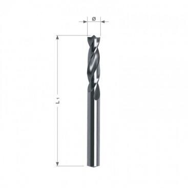 RUKO Urbis 8.0 mm punktmetinājumu izurbšanai HSS Co5