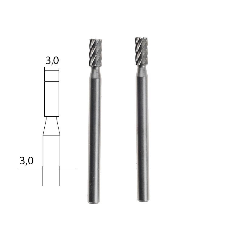 Volframa-vanādija borfrēzes 3.0 mm, komplekts, 2 gab, PROXXON MICROMOT System, smalkmehāniķiem, art. 28722 Volframa-vanādija borfrēzes 3.0 mm, komplekts, 2 gab, PROXXON MICROMOT System, smalkmehāniķiem, art. 28722