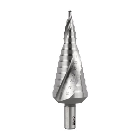 RUKO Urbis pakāpju Nr.2 (4,0-30,0mm), HSSE-Co 5 - Šobrīd nav pieejams! RUKO Urbis pakāpju Nr.2 (4,0-30,0mm), HSSE-Co 5 - Šobrīd nav pieejams!