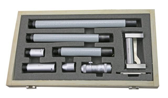 MIB Messzeuge iekšējo mikrometru komplekts 50-600mm, 01021046