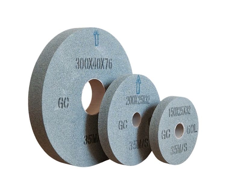 Abrazīvā slīpripa (asināšanas disks/akmens) metālam, keramiska saistviela, 350x40x76mm, zaļa, G60 L, Green Vitrified Grinding Wheel Abrazīvā slīpripa (asināšanas disks/akmens) metālam, keramiska saistviela, 350x40x76mm, zaļa, G60 L, Green Vitrified Grinding Wheel