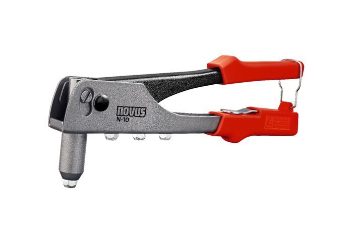 Rokas kniedētāja komplekts NOVUS N-10 Set alumīnija aklajām kniedēm līdz Ø5 mm, komplektā 60 kniedes, art. 032-0038 Rokas kniedētāja komplekts NOVUS N-10 Set alumīnija aklajām kniedēm līdz Ø5 mm, komplektā 60 kniedes, art. 032-0038