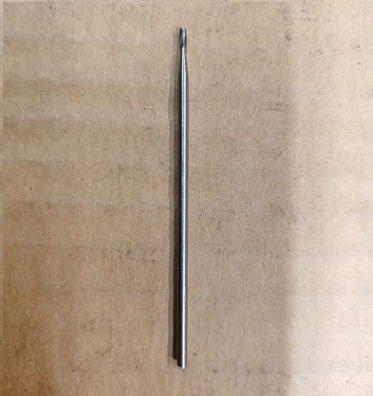 Borfrēze mikro, cietkausējuma (marka VK6), cilindriska (ZYA tips), 1.8x5mm, PSRS