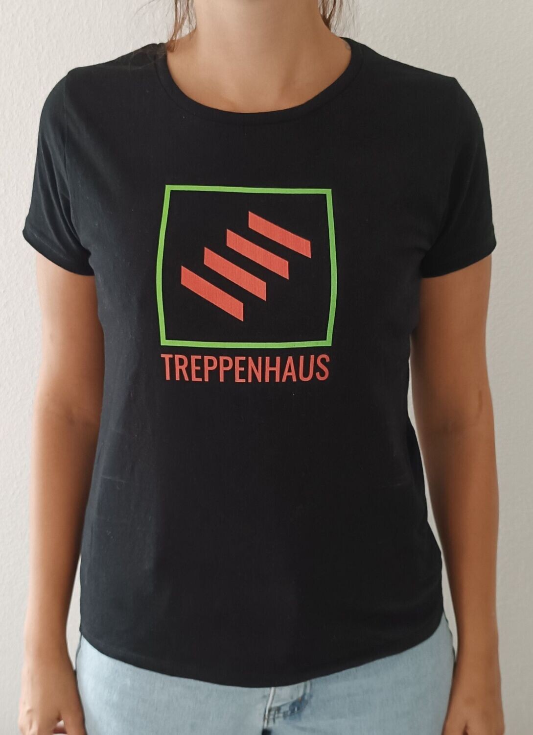 Damen T-Shirt Basic "TREPPENHAUS"