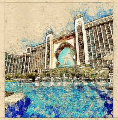 Atlantic the palm Hotel  / Dubai Cityscape