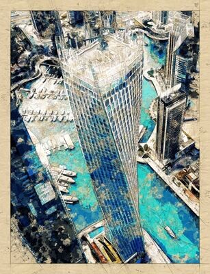 Cayan Tower / Dubai Cityscape