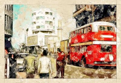 شارع الرشيد في الستينيات من القرن الماضي / بغداد