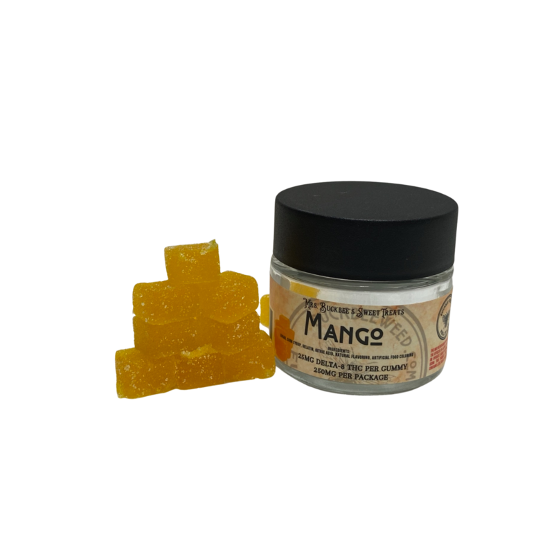 10 pack 25mg D-8 Mango Gummies