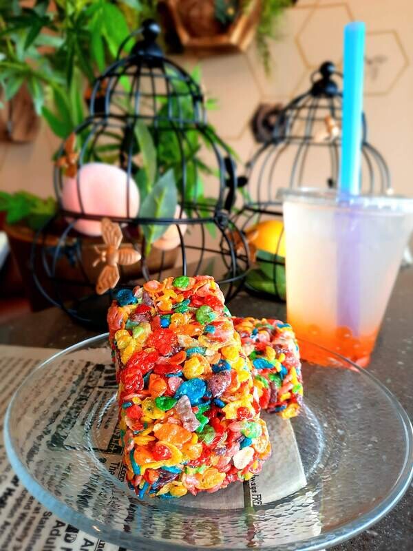 100mg D-8 THC Fruity Crispy Treat