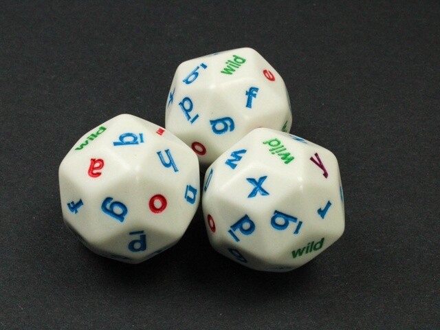 30 Sided Alphabet Dice