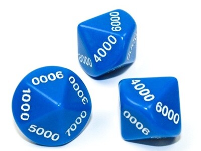 D10 0000-9000 Bleu/Blanc