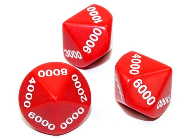 D10 0000-9000 Rouge/Blanc