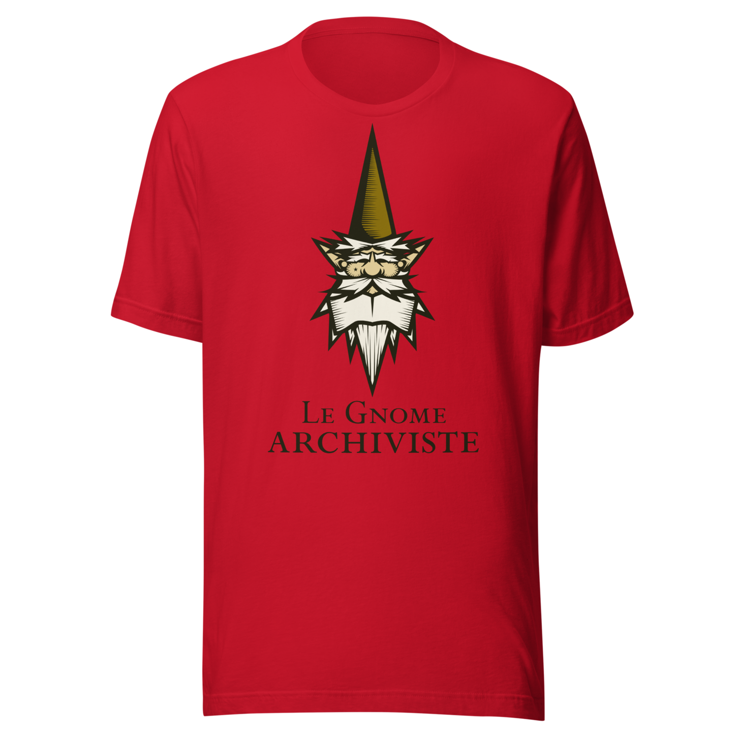 Gnome Archivist&#39;s T-Shirt, Couleur: Rouge, Size: 3TG/3XL