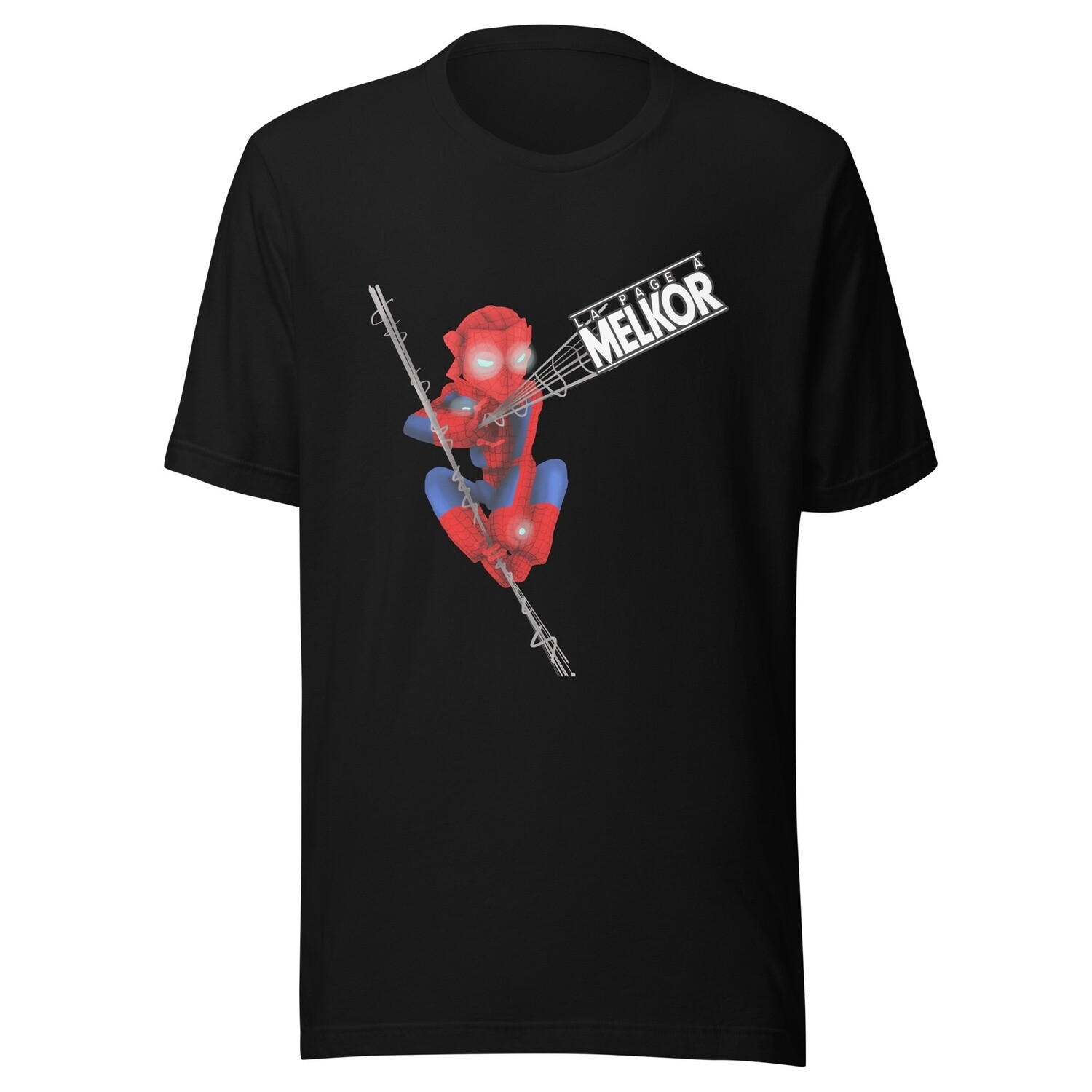 T-Shirt Spider-Melkor, Grandeur: S, Couleur: Noir