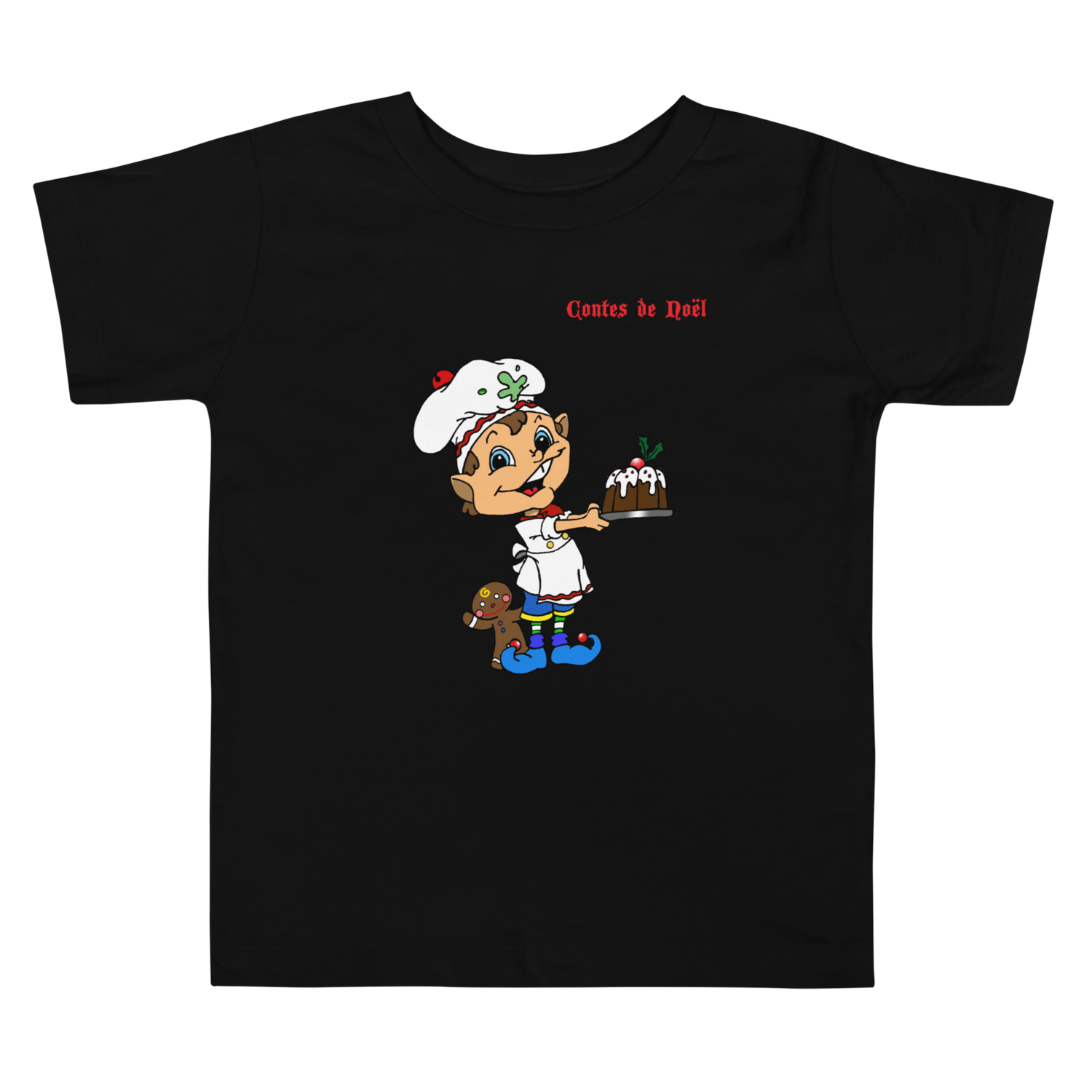 T-Shirt Contes de Noël - Bonnet Blanc - Enfant