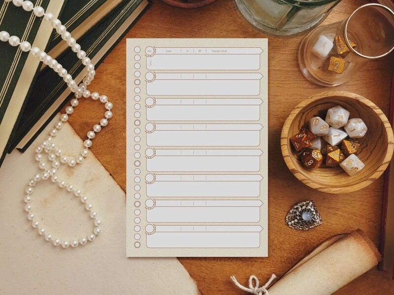 Combat notepad