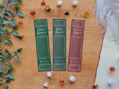 Dungeons and Dragons Inspired Dishonor Bookmark