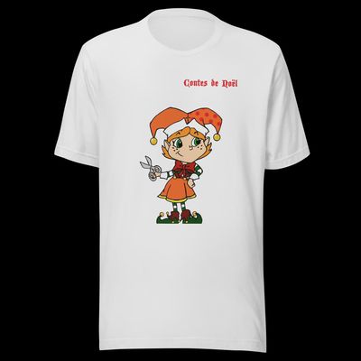 T-Shirt Contes de Noël - Bonnet Orange - Adult
