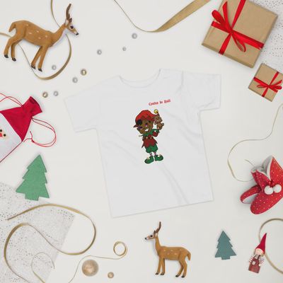 T-Shirt Contes de Noël - Bonnet Rouge - Enfant