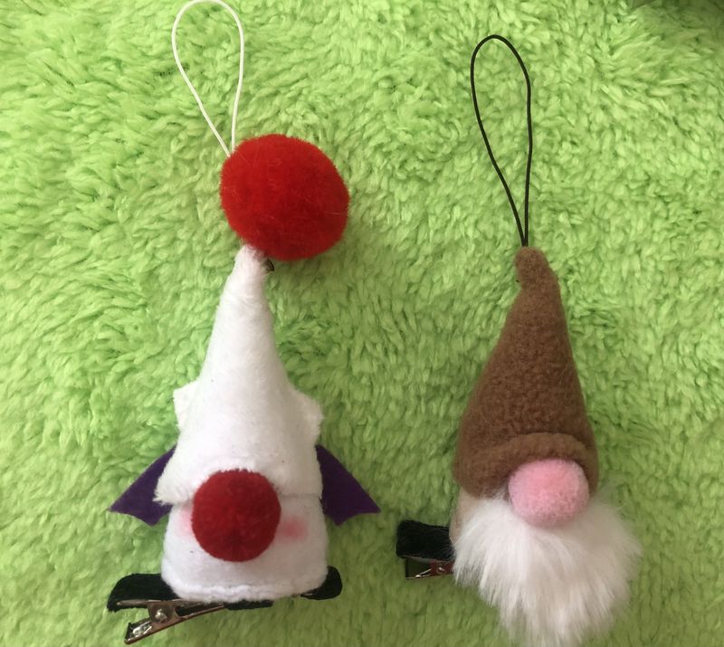 Barette/Breloque Gnome