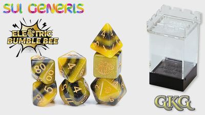 “Electric Bumble Bee”  Dice Set