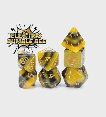 “Electric Bumble Bee”  Dice Set