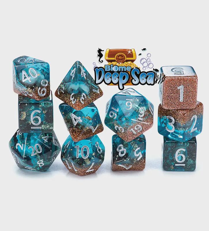 “Biome: Deep Sea” Inclusion Eleven Dice Set