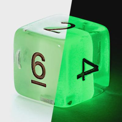 “UFO” Radiant 12D6 (Glow-in-the-Dark)