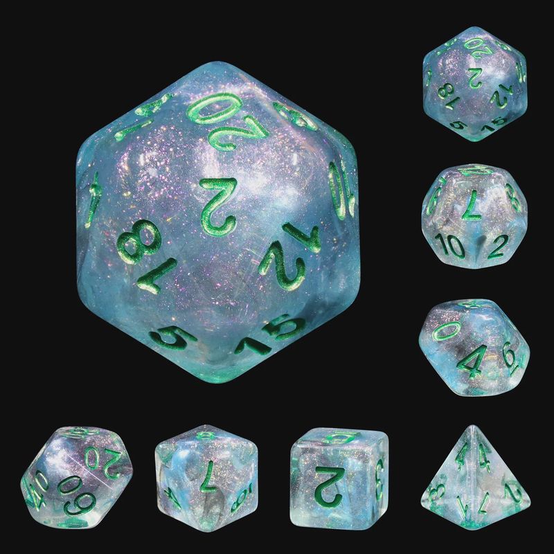 &quot;Cyberspace&quot; Dice Set