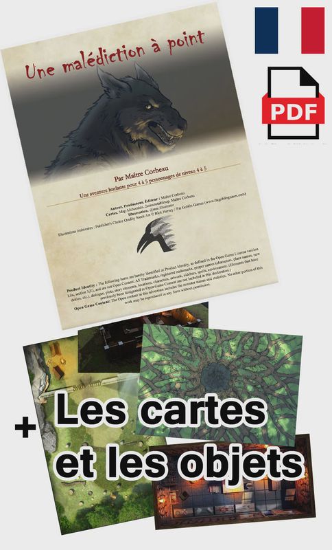 Une malédiction à point - Aventure complète