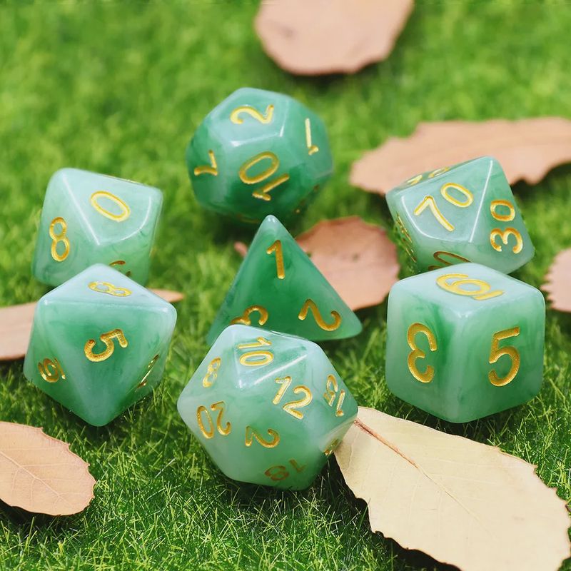 “Jade Green” Dice Set