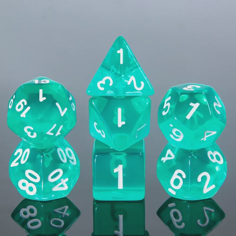 "Caribbean Sea" Dice Set