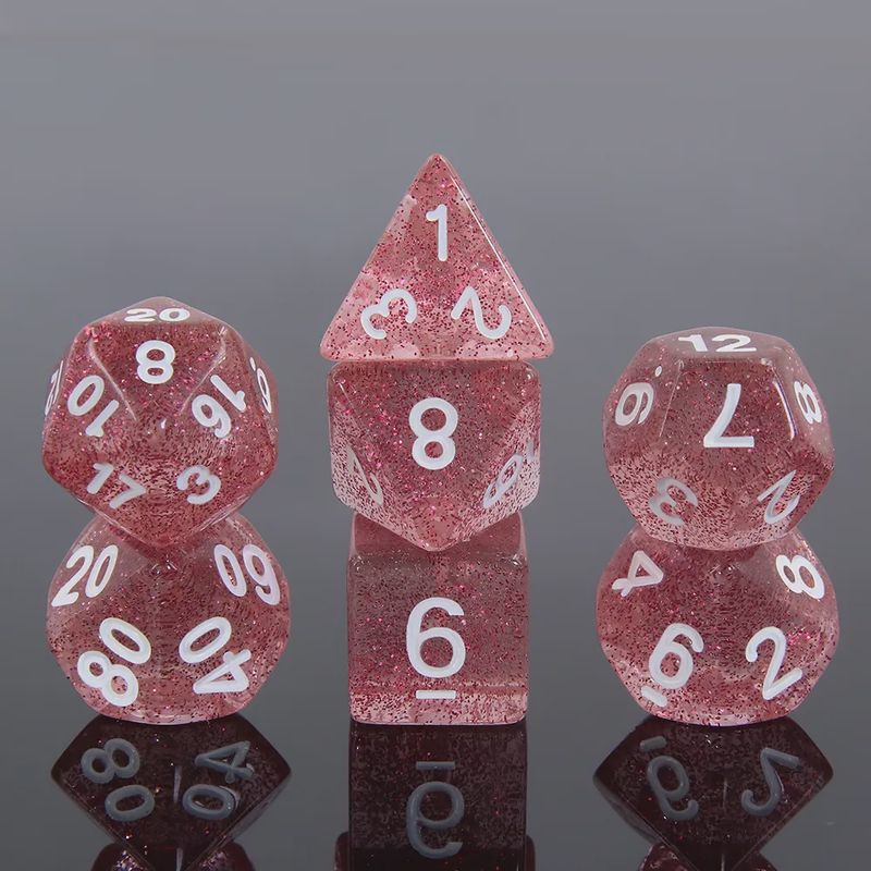 &quot;Cherry Cola&quot; Dice Set