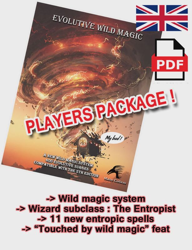 Wild Magic module + Entropist Subclass and bonus content for PLAYERS
