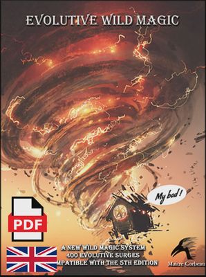 Wild Magic printed module + Entropist Subclass and bonus PDF files for PLAYERS