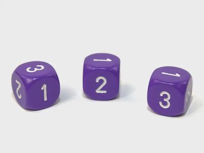 D3 16mm D6 Purple/White