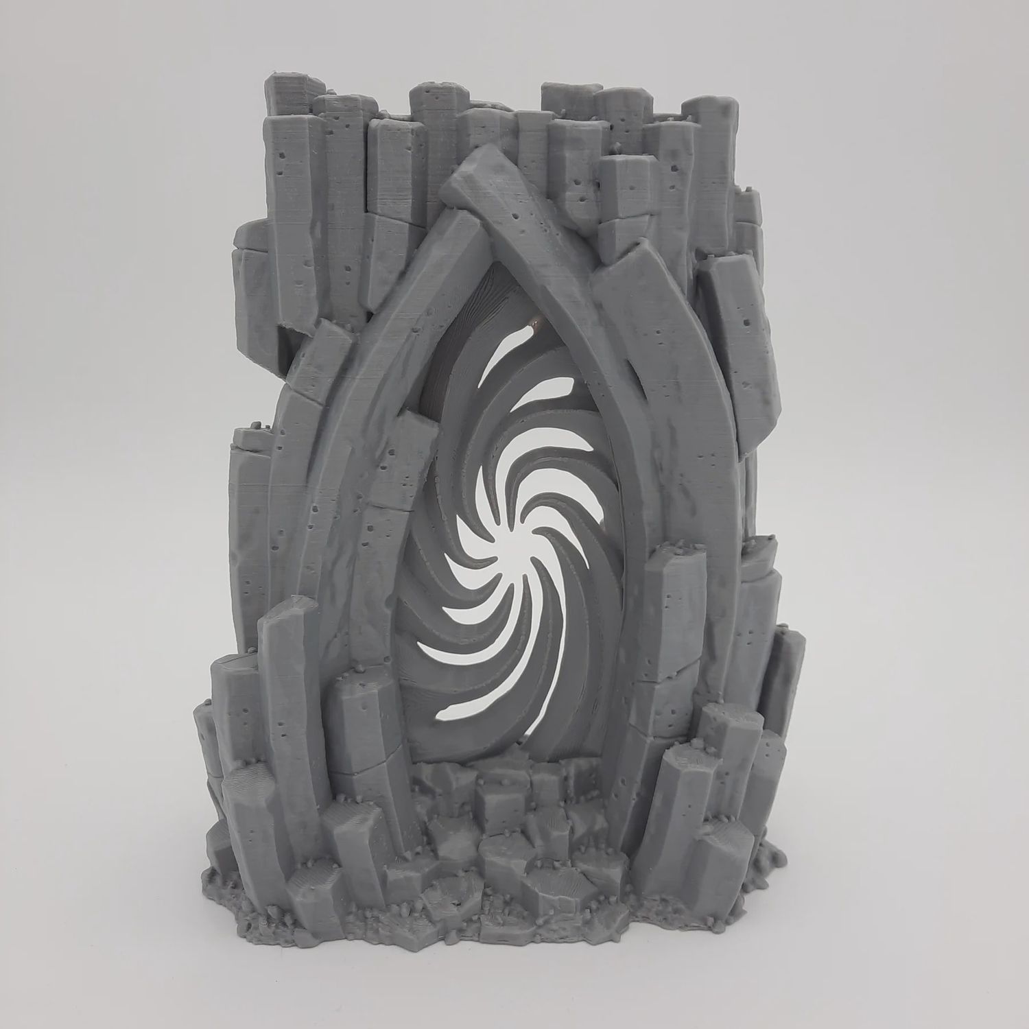 Moving basalt arch