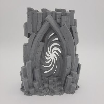 Moving basalt arch