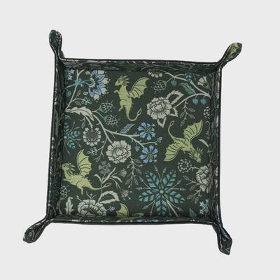 Dice Tray &quot;Green Dahlia Dragon&quot;