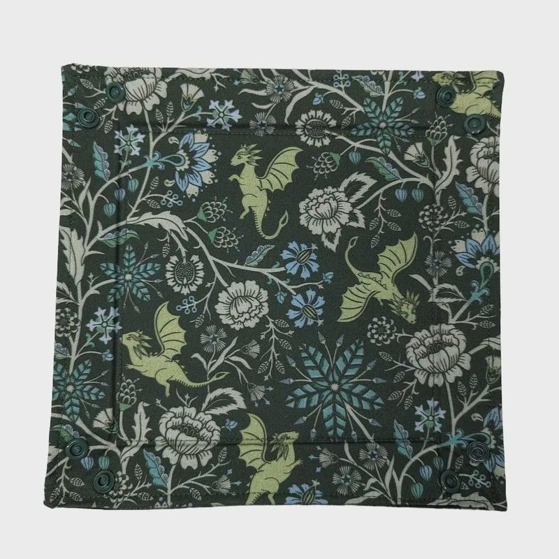 Dice Tray "Green Dahlia Dragon"