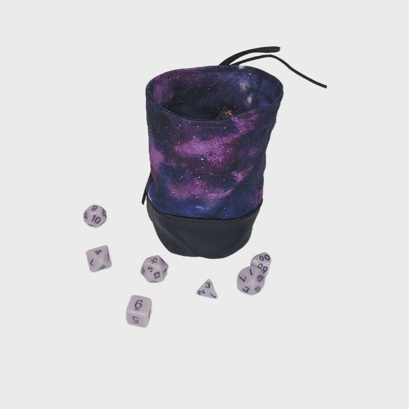 Dice Bag &quot;Purple Galaxy&quot;