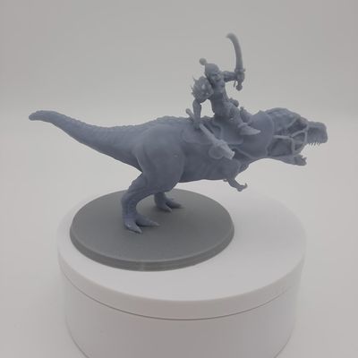 Orc Riding a T-Rex