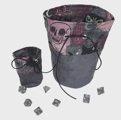 Dice Bag &quot;Mystic in Pink&quot;