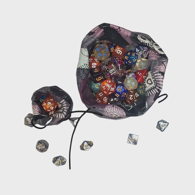 Dice Bag "Mystic in Pink"