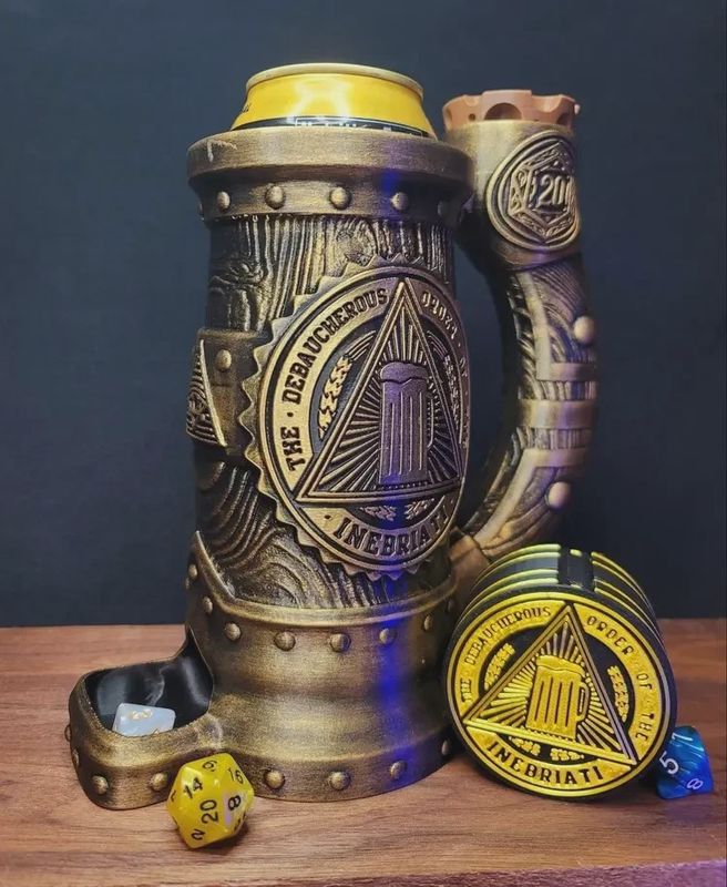 Dice mug The order of Inebriati