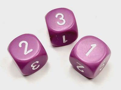 D3 16mm D6 Light Purple/White