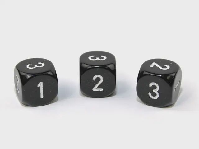 D3 16mm D6 Black/White