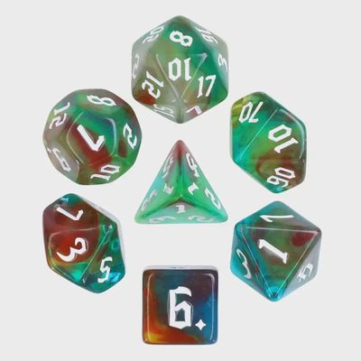 “Brocéliande Oak” Dice Set