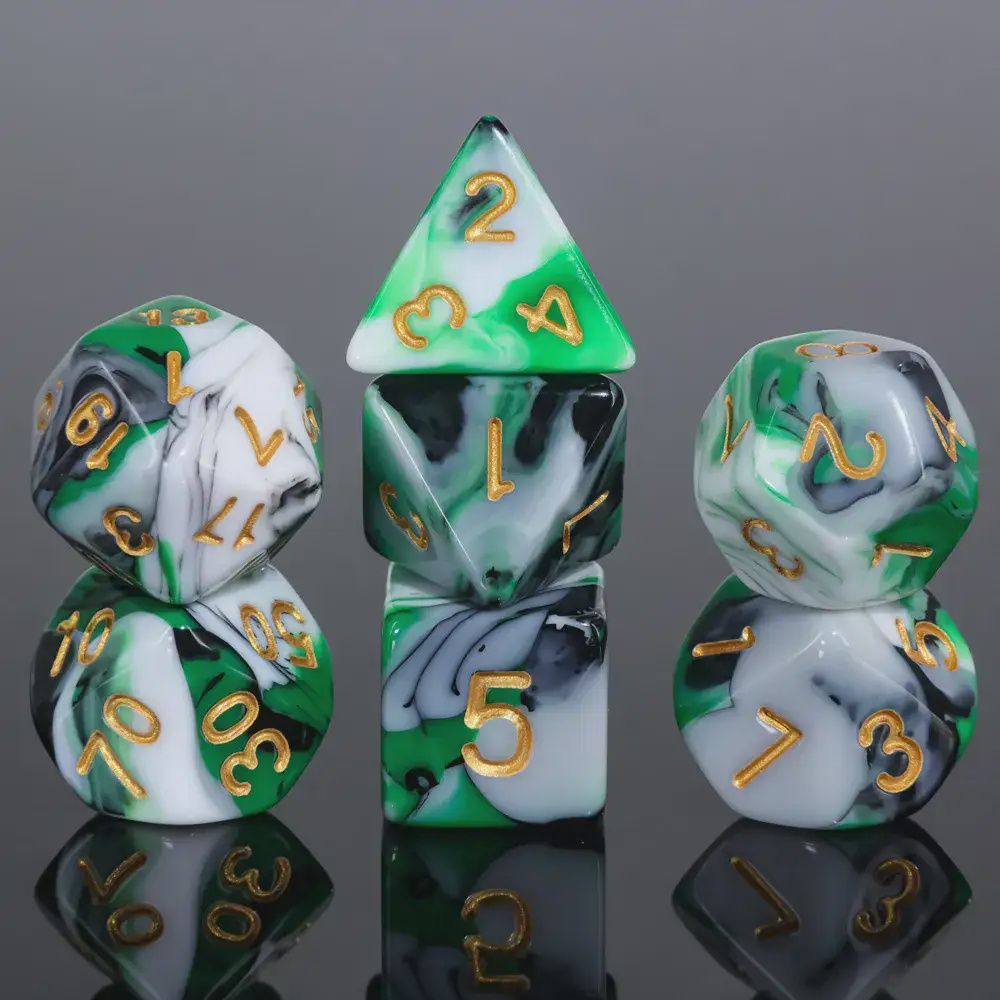 &quot;Loki&#39;s Favor&quot; Dice Set